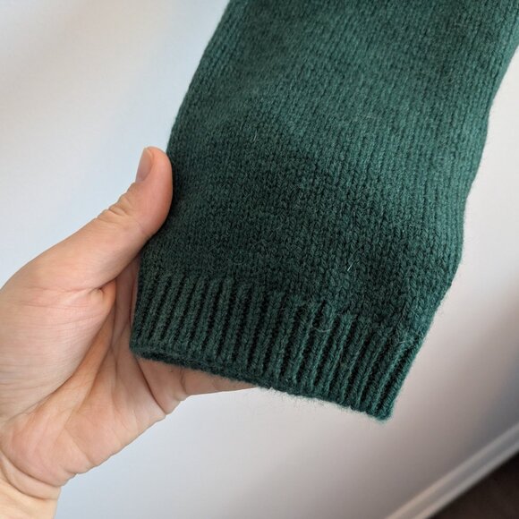 Aritzia Luxe Cashmere Sicily Cardigan NWT Forest Green - Picture 8 of 11